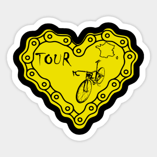 Ciclismo de francia 2024 Sticker